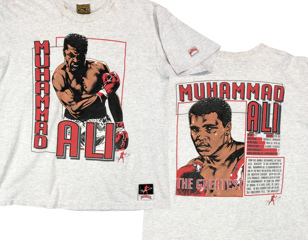 Vintage 90s Muhammad Ali Nutmeg Tee - Active Shirt (1024x800), Png Download