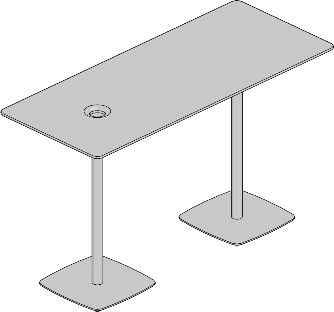 Montara650-36" Sqr/rect Café Table,bar H,72x30,1 - End Table (1200x1200), Png Download