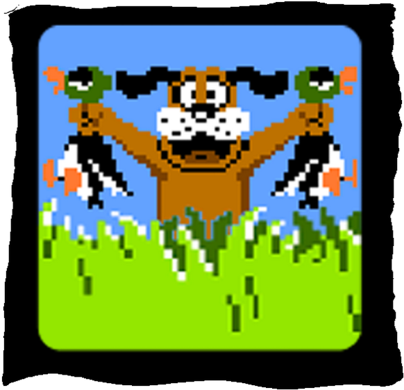 #blastersup Hashtag On Twitter - Duck Hunt Dog (599x578), Png Download