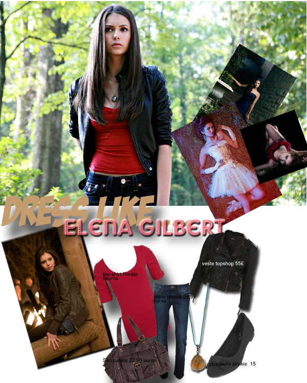 Elena Gilbert - Easy Girl Vampire Costume (600x748), Png Download