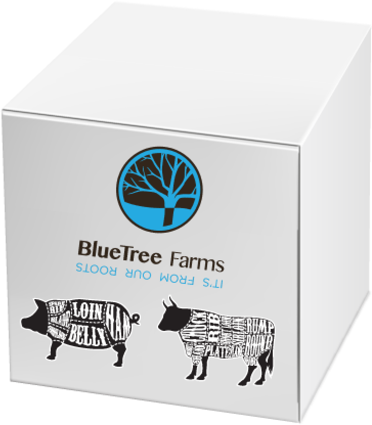 $125 Beef - Pork In Box (1000x1000), Png Download