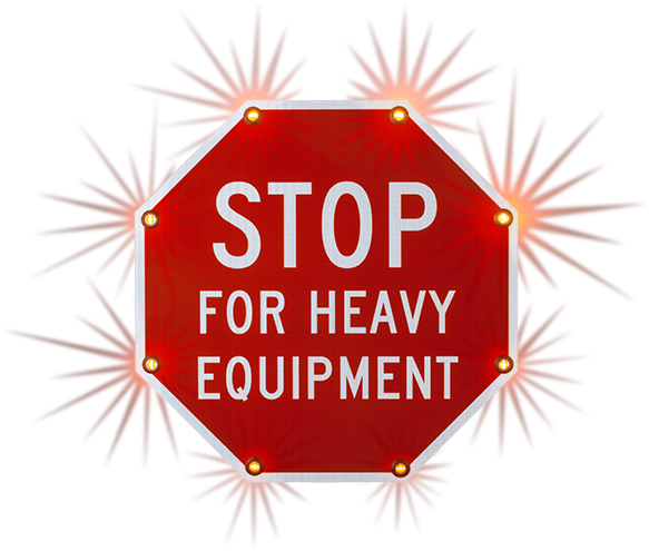 Custom Solar Led Stop Sign - Sign (960x533), Png Download