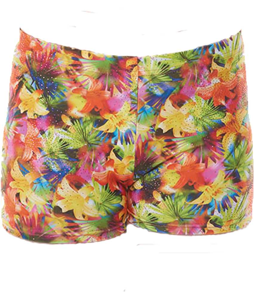 Hipster Gymnastics Shorts Starburst Print - Board Short (1024x1024), Png Download