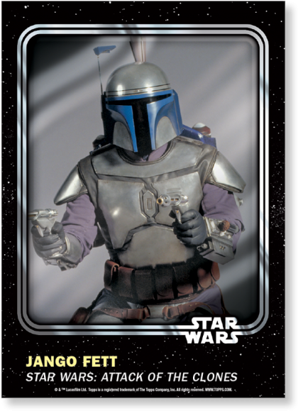Jango Fett - Lobot Star Wars Card (700x700), Png Download