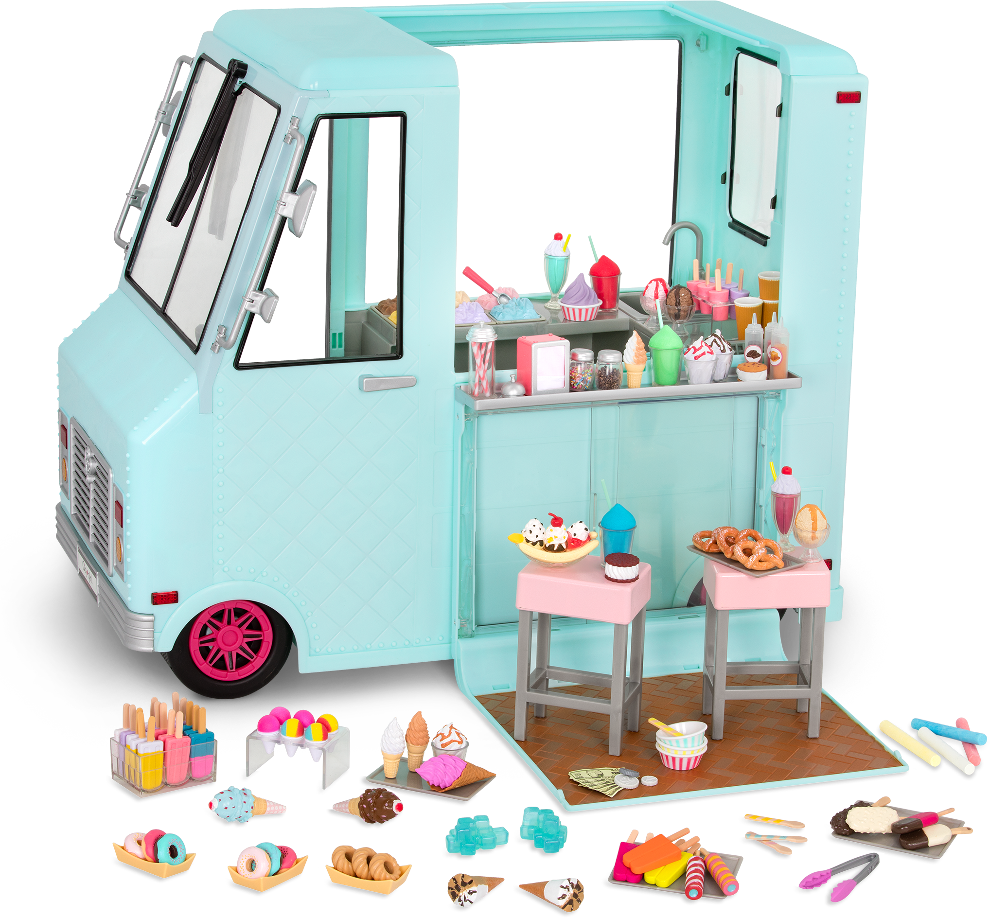 Sweet Stop Ice Cream Truck Blue - Sweet Stop Ice Cream Truck (2100x2100), Png Download