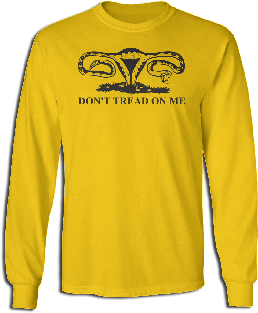 Don't Tread On Me - Long-sleeved T-shirt (900x1089), Png Download