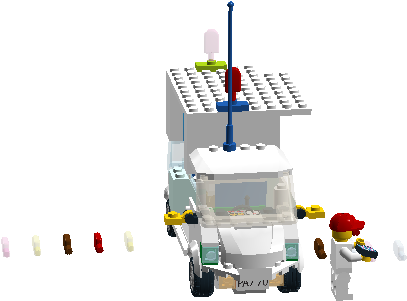 Ice Cream Truck (1122x600), Png Download