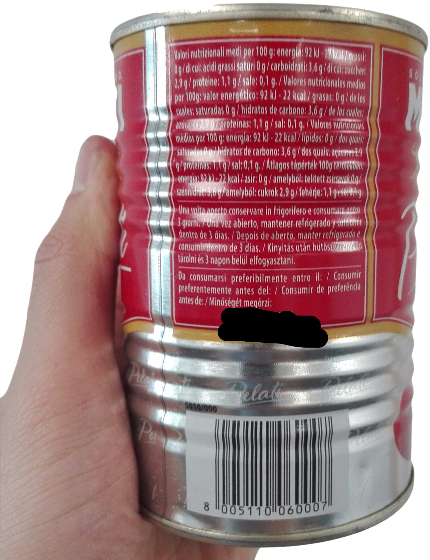 Mutti Peeled Tomatoes Gr 400 X - Book (2000x2000), Png Download