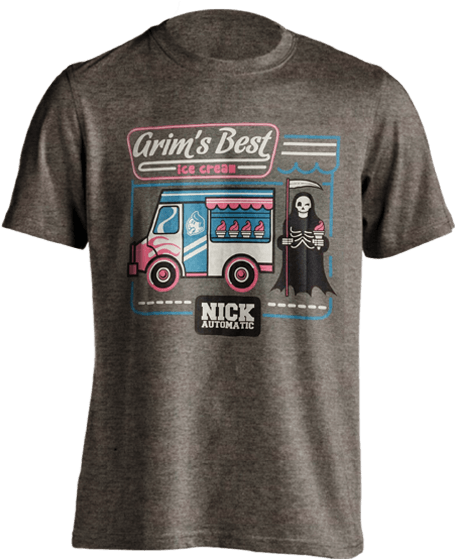 Nick Automatic Grim's Ice Cream - Ohio State Penn State Shirt (576x576), Png Download