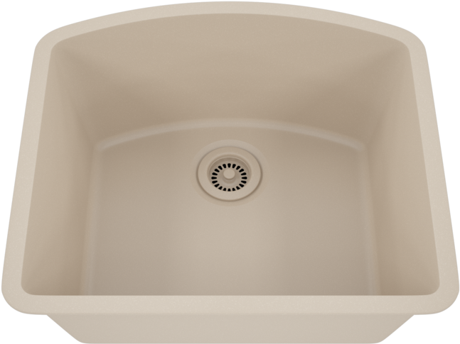 Lexicon Platinum 2321d Quartz Composite Sink Kitchen - Bathroom Sink (700x700), Png Download