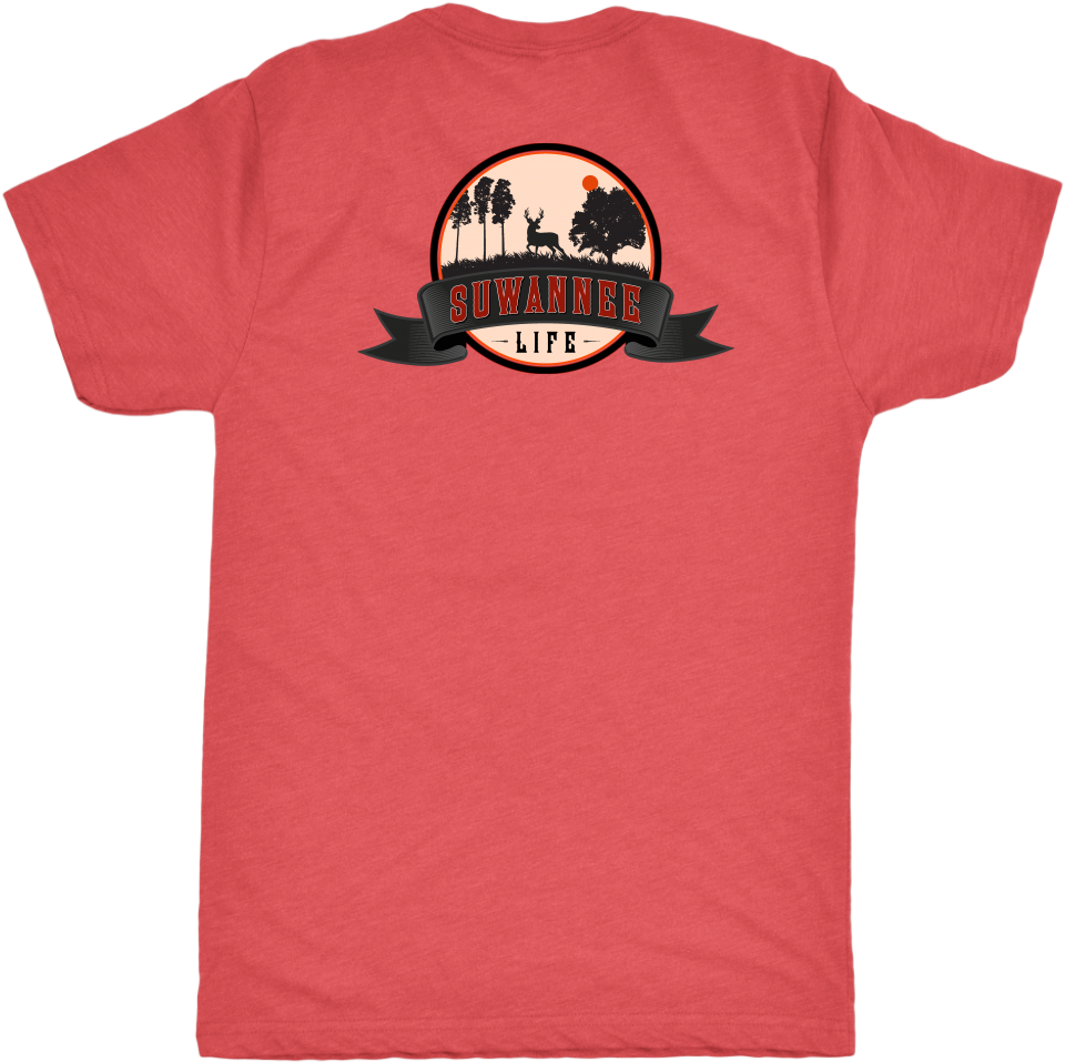 Whitetail Deer Mens Hunting Tshirt - T-shirt (1024x1024), Png Download