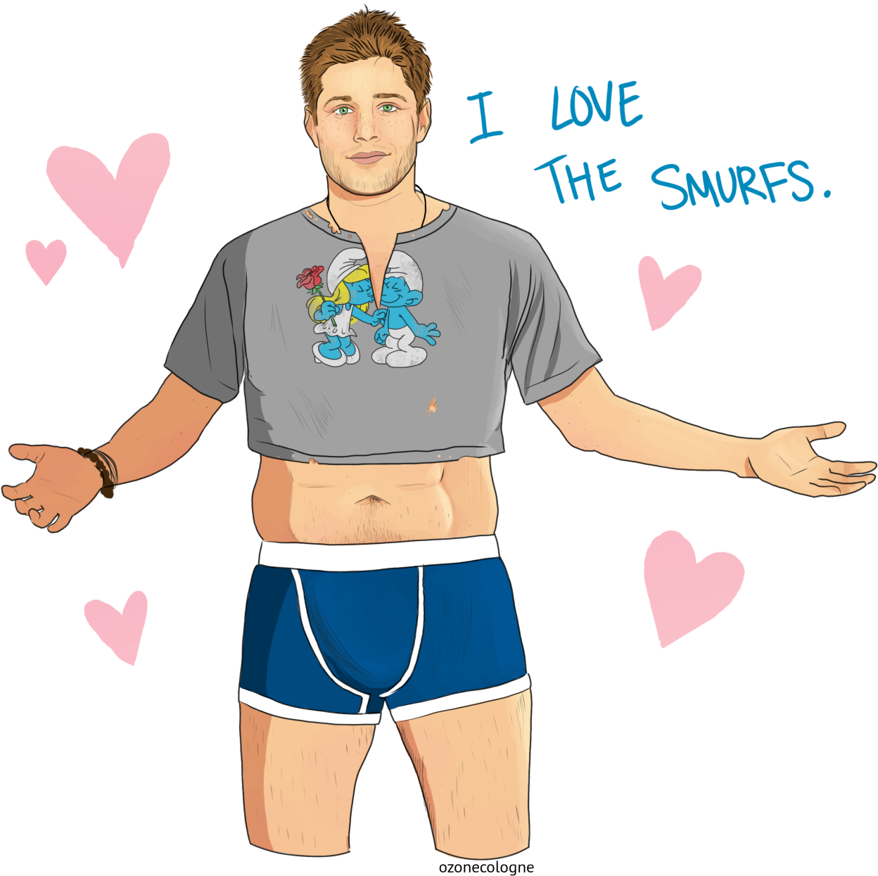 Dean Winchester Fanart - Dean Winchester Art (1280x1283), Png Download