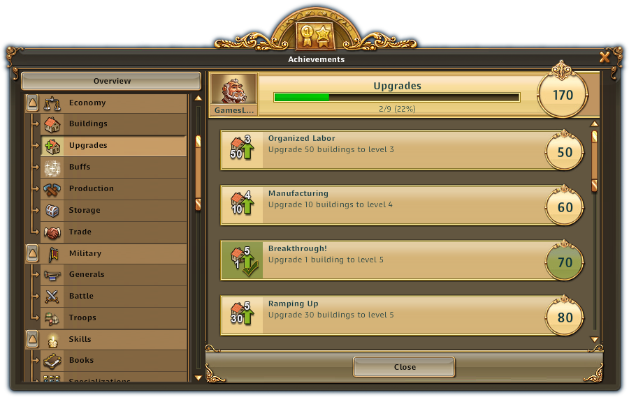Most Of The Achievements Will Provide Only Achievement - Achievement Interface (900x569), Png Download