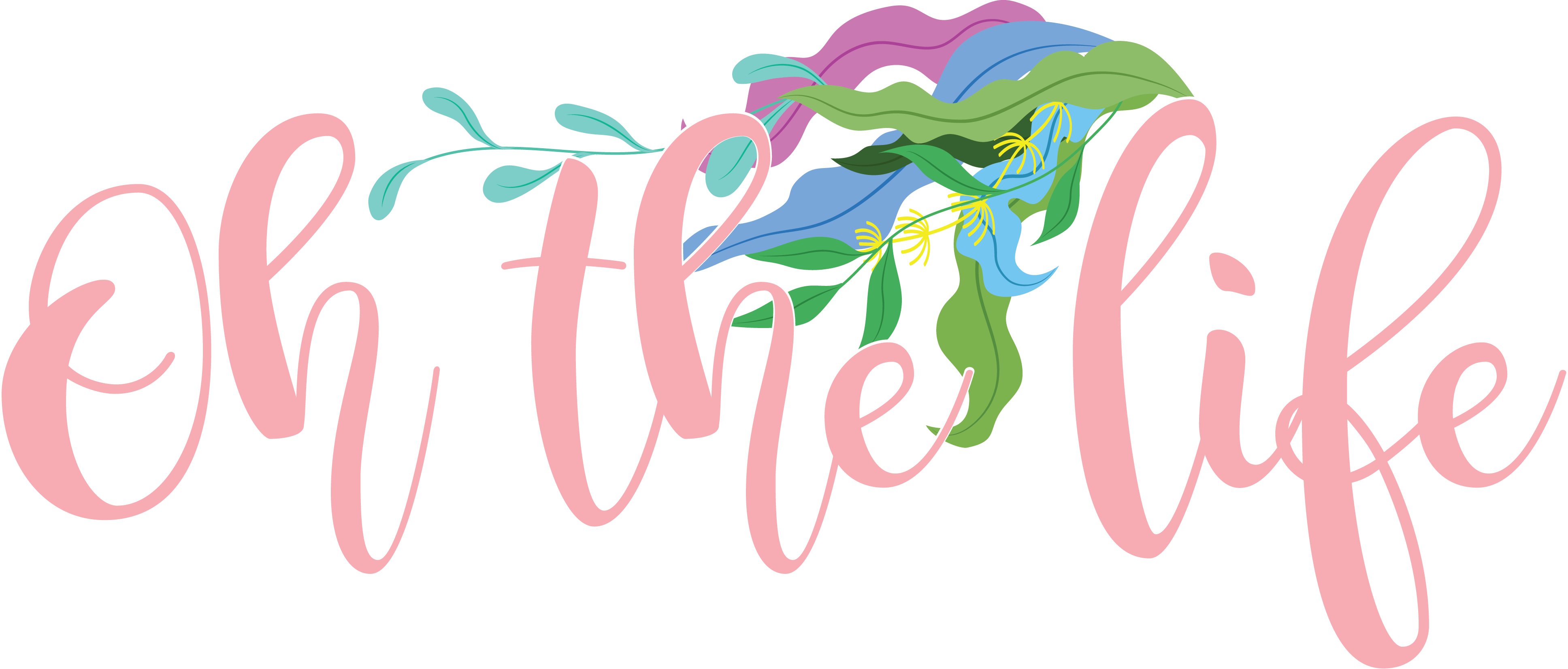 Oh The Life - Scrub Life Svg Free (3872x1652), Png Download