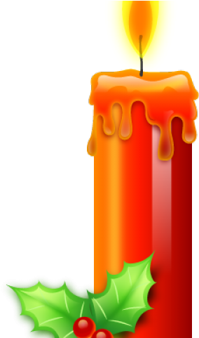 Christmas Candle Images - Light Candle Wax Png (640x480), Png Download