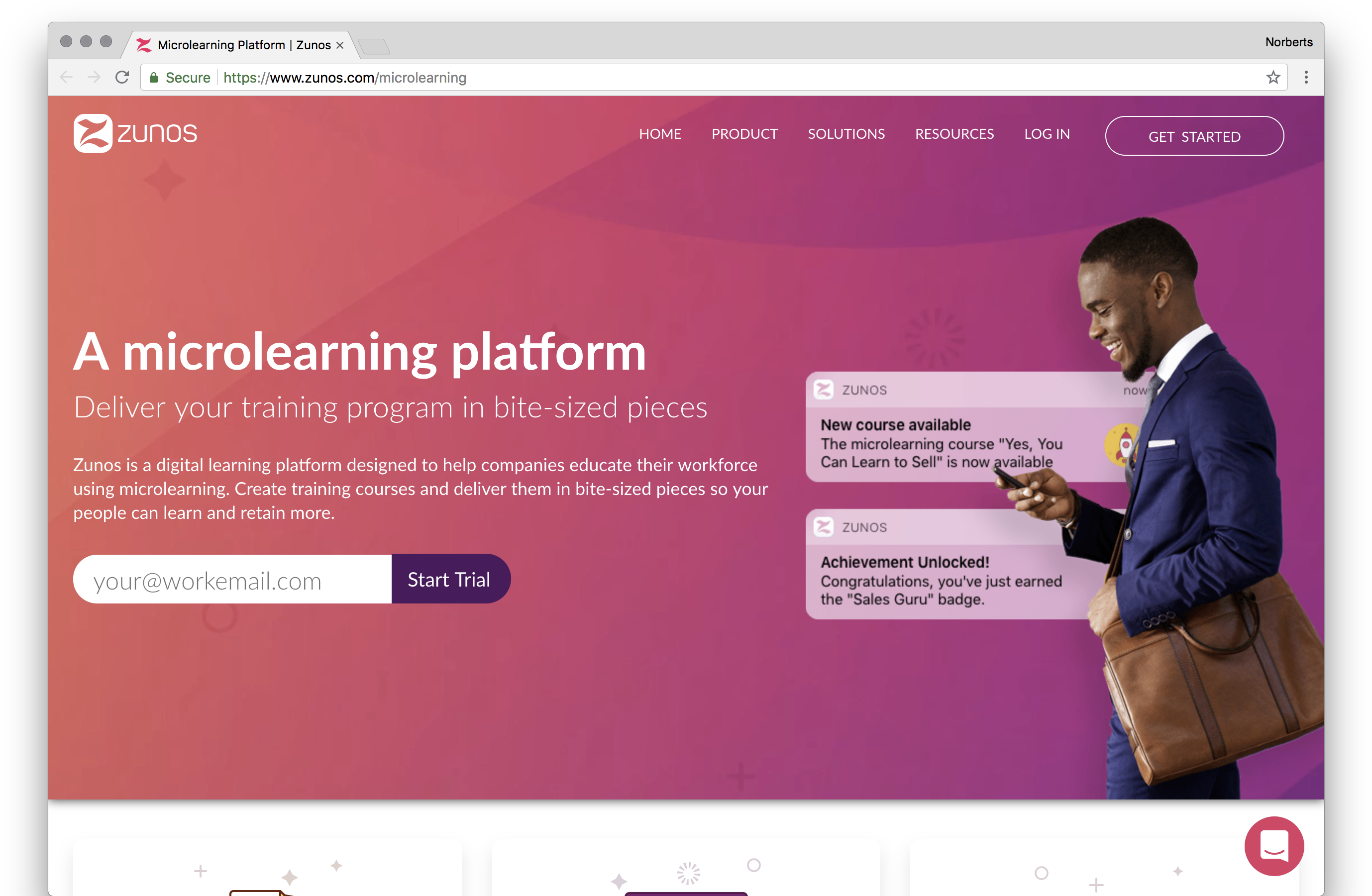 Zunos Is A Digital Learning Platform Designed To Help - Web Page (2788x1980), Png Download