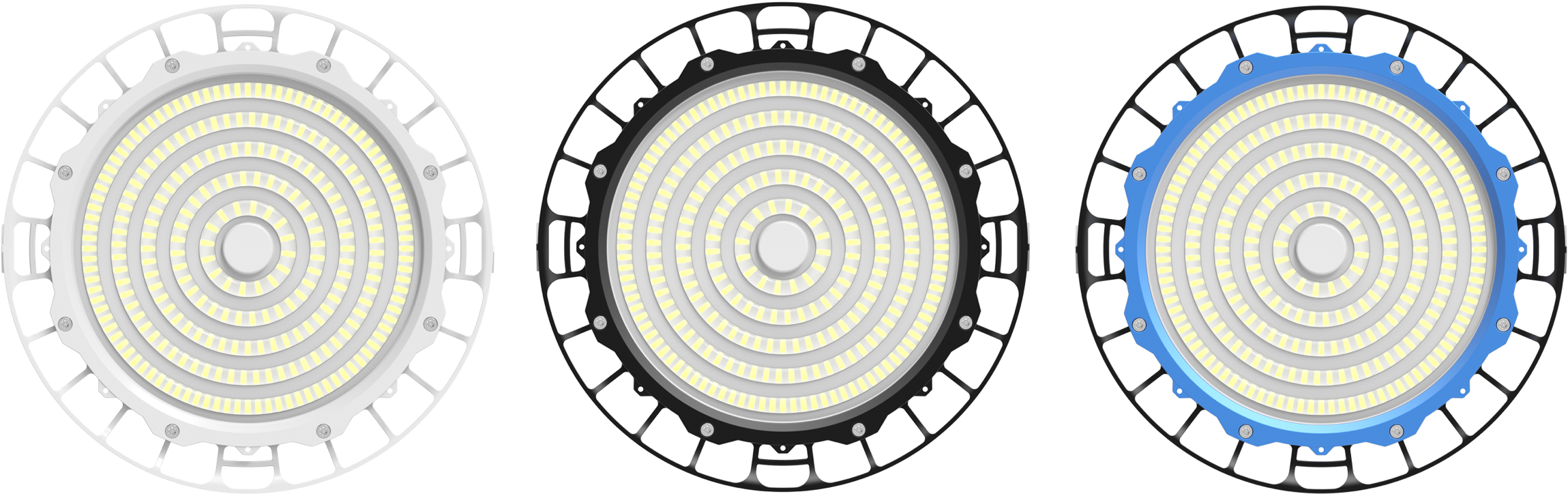 Colorful Ufo Led High Bay Light - Circle (2451x833), Png Download