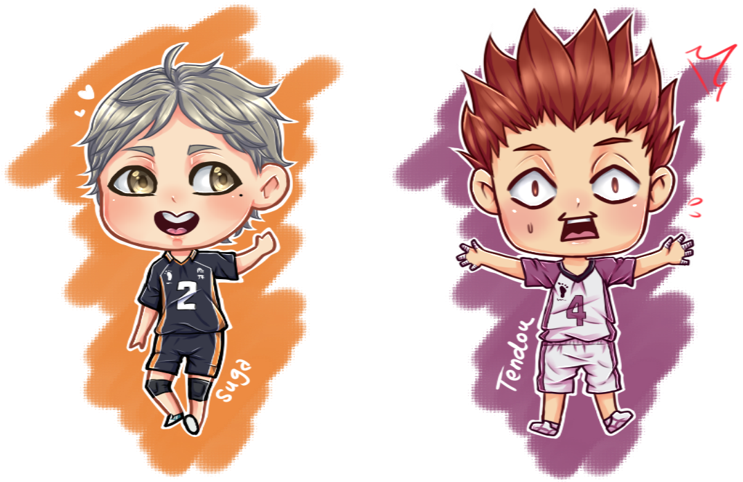 Haikyuu Chibis~ - Cartoon (1150x800), Png Download