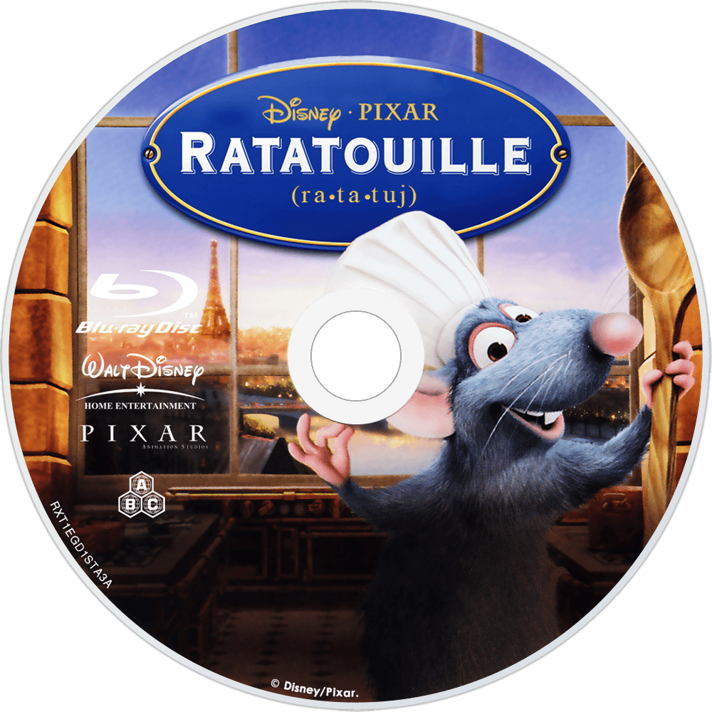 Ratatouille Movie Fanart Fanart - Ratatouille Blu Ray Cd (1000x1000), Png Download