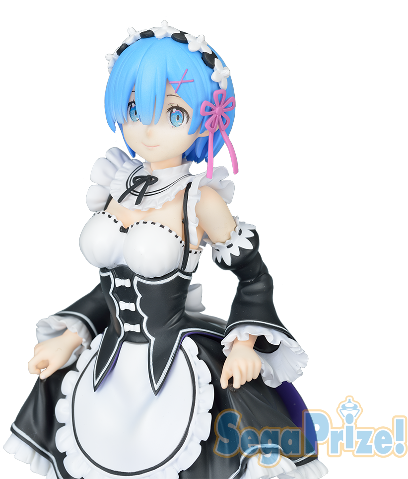 Pm Figure Sega Prize Rem Curtsey Ver - Re Zero Figurine Ram Curtsey (1000x1000), Png Download