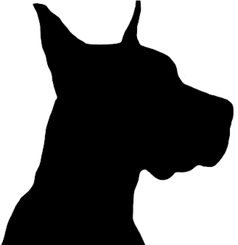 Great Dane Silhouette Png