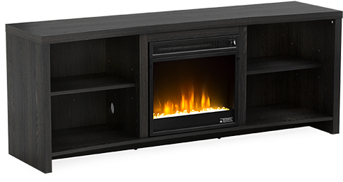 Image For Electric Fireplace - Fire Screen (519x804), Png Download