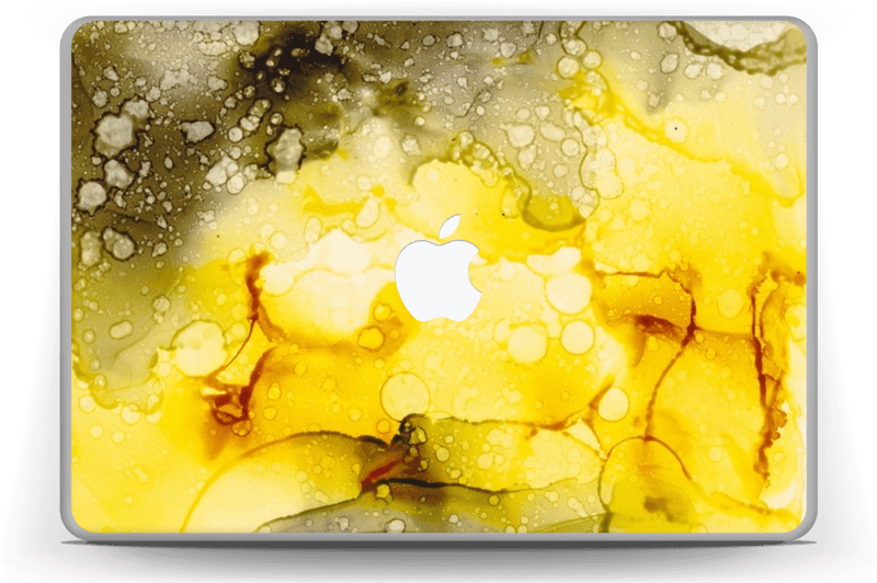 Yellow Color Splash - Dew (800x559), Png Download