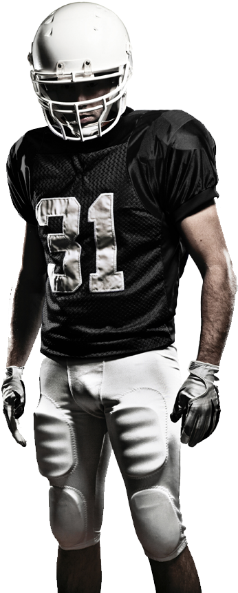 Football Player Web - American Football Player (557x960), Png Download