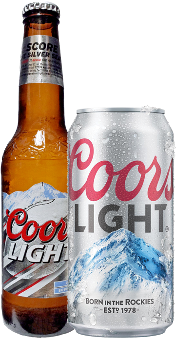 Coors Light Cans/bottles - Beer Bottle (740x956), Png Download