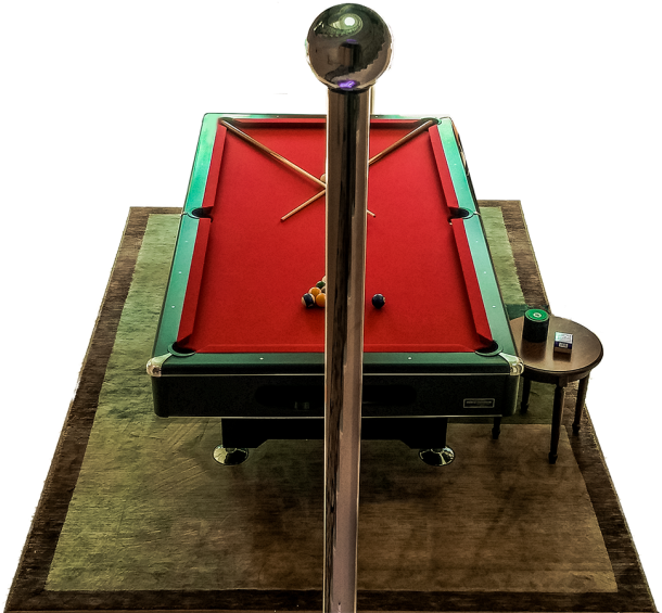 Blue Version Praising The Pole Dance - Nine-ball (845x684), Png Download