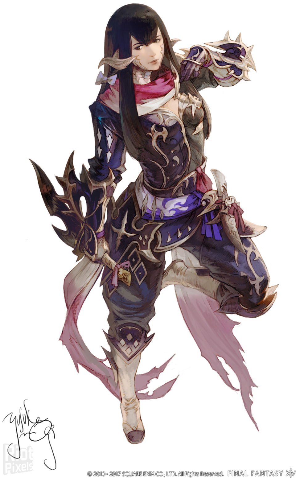 Lyse Final Fantasy Xiv Concept Art (960x1550), Png Download