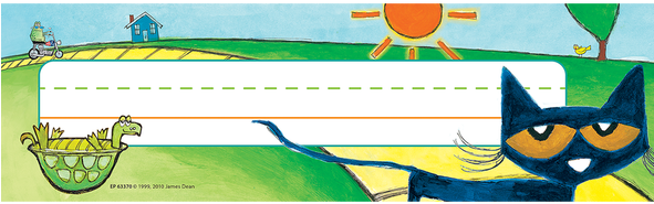 Pete The Cat Nameplates - Teacher Created Resources Pete The Cat Nameplates (590x590), Png Download