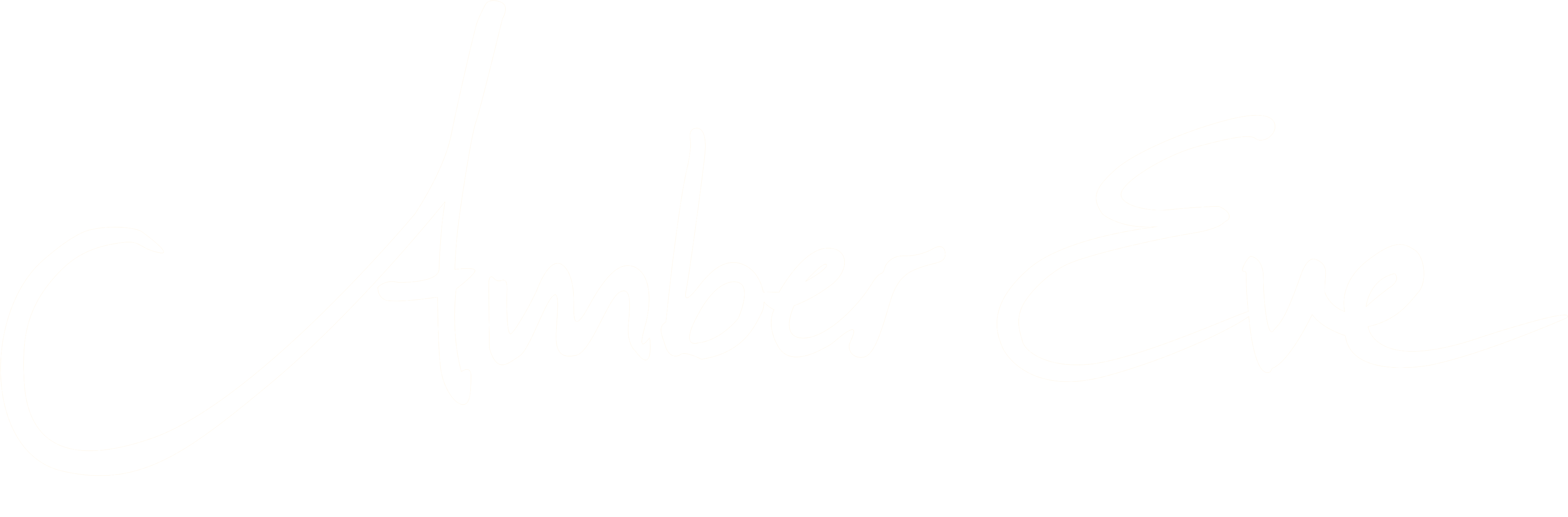 Amber Eve - Calligraphy (7087x2362), Png Download