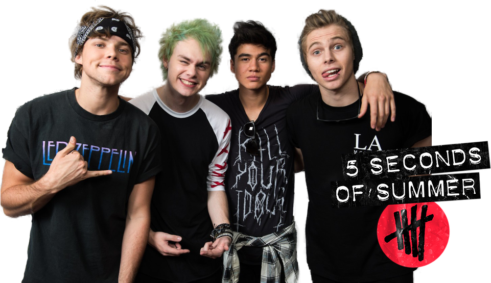 Clearart - 5 Seconds Of Summer (1000x562), Png Download