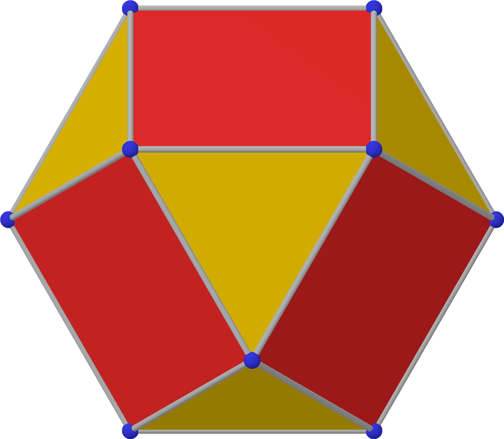Polyhedron 6-8 From Yellow Max - Colorfulness (1660x1449), Png Download