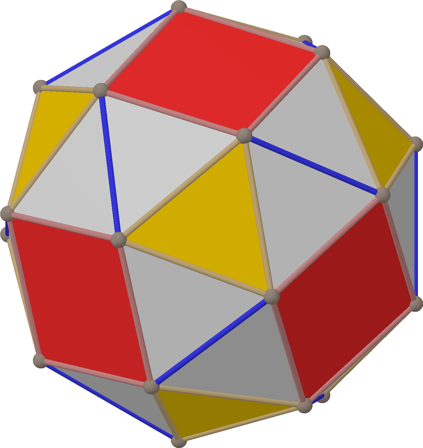 Polyhedron Snub 6-8 Right From Yellow Max - Tent (1449x1534), Png Download