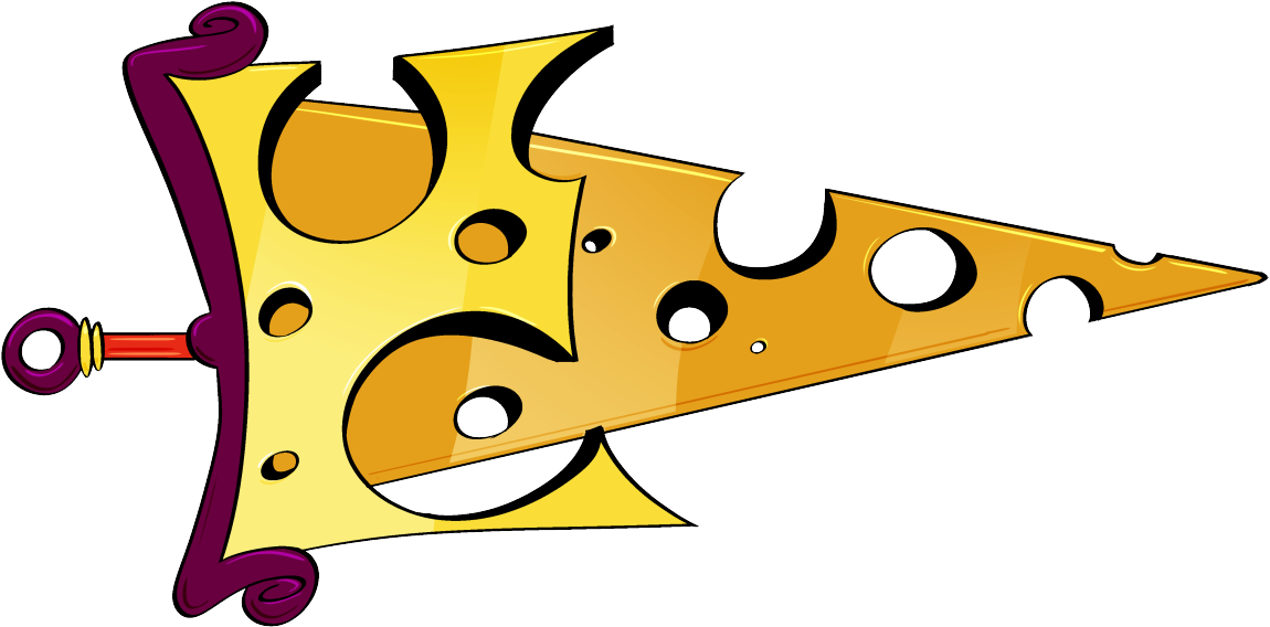 The Swiss Cheese Sword Is An Anomaly - Mighty Magiswords Cheese Magisword (1280x758), Png Download