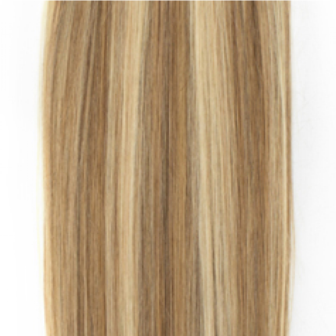 #8/613 Light Blonde & Lightest Ash Blonde, Clip In - Blond (666x1000), Png Download