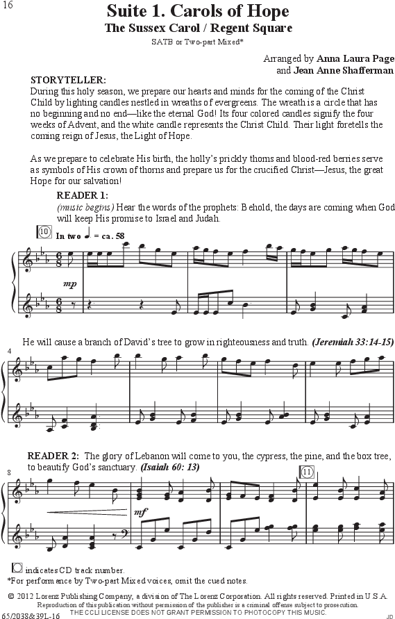 A Garland Of Carols Thumbnail - Sheet Music (660x972), Png Download