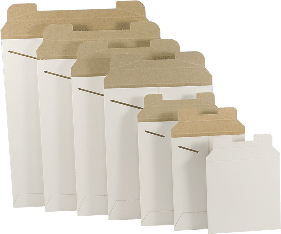 6 X 8 White Stayflat Rigid Mailing Envelope - Envelope (1000x895), Png Download