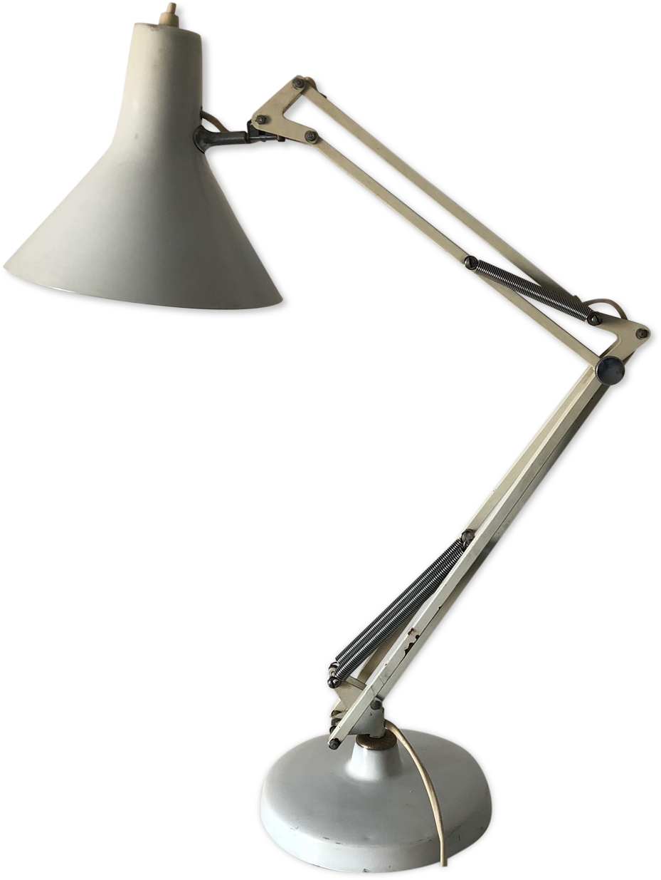 Lamp Architect Luxo White Vintage - Lamp (1457x1457), Png Download