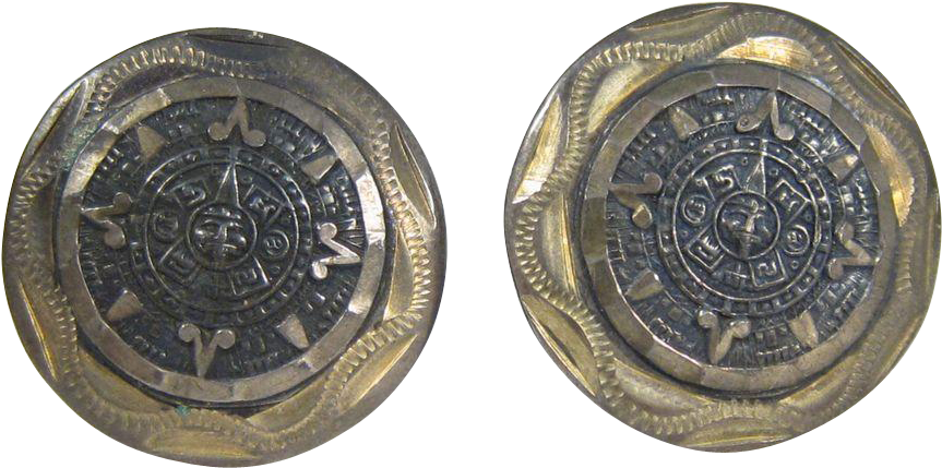 Vintage Taxco Modernist Signed Mrm Sterling Silver - Coin (862x862), Png Download