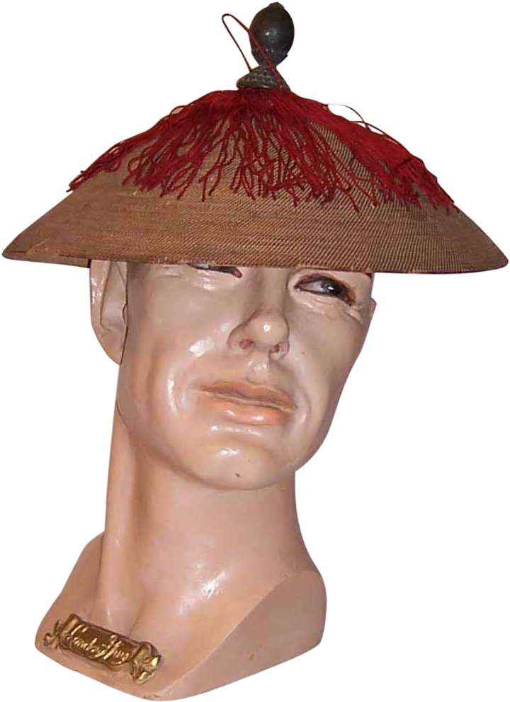 Men S Antique Chinese Shaped Summer Of - Bust (991x991), Png Download