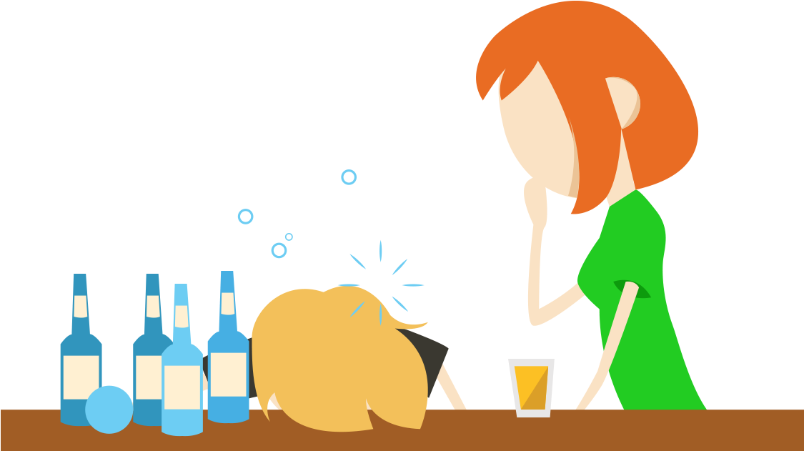 Drinking Clipart Snapchat - Alcohol Effects Transparent (1604x810), Png Download