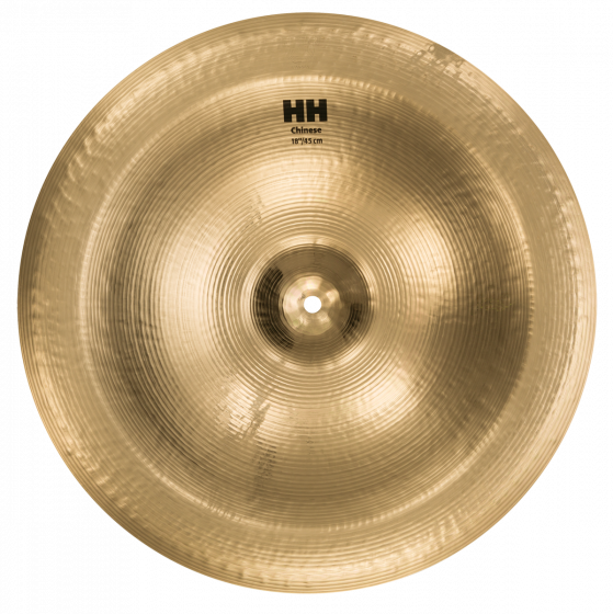 Sabian 18" Hh Chinese Brilliant Finish - Hi-hat (559x560), Png Download