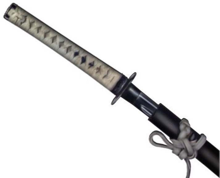 Man Attacked With A Samurai Sword - Melee Weapon (768x576), Png Download