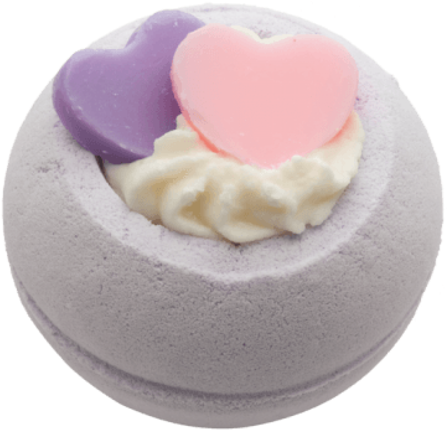 Two Hearts Bath Blaster - Bomb Cosmetics Bath Blaster 160g (900x900), Png Download