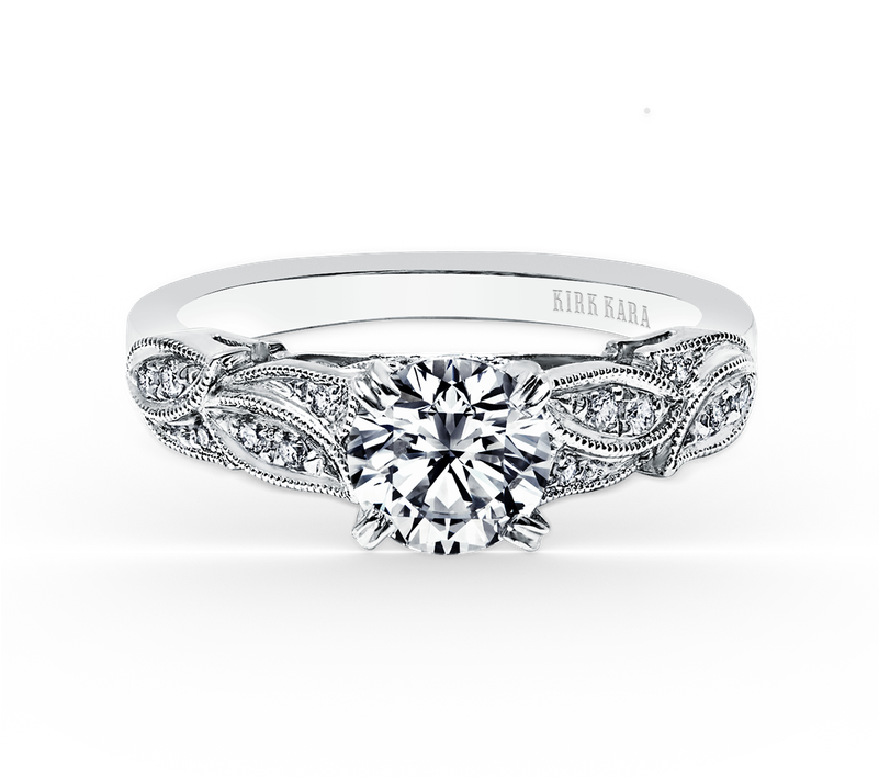 Kirk Kara Engagement Ring - Engagement Ring (800x800), Png Download