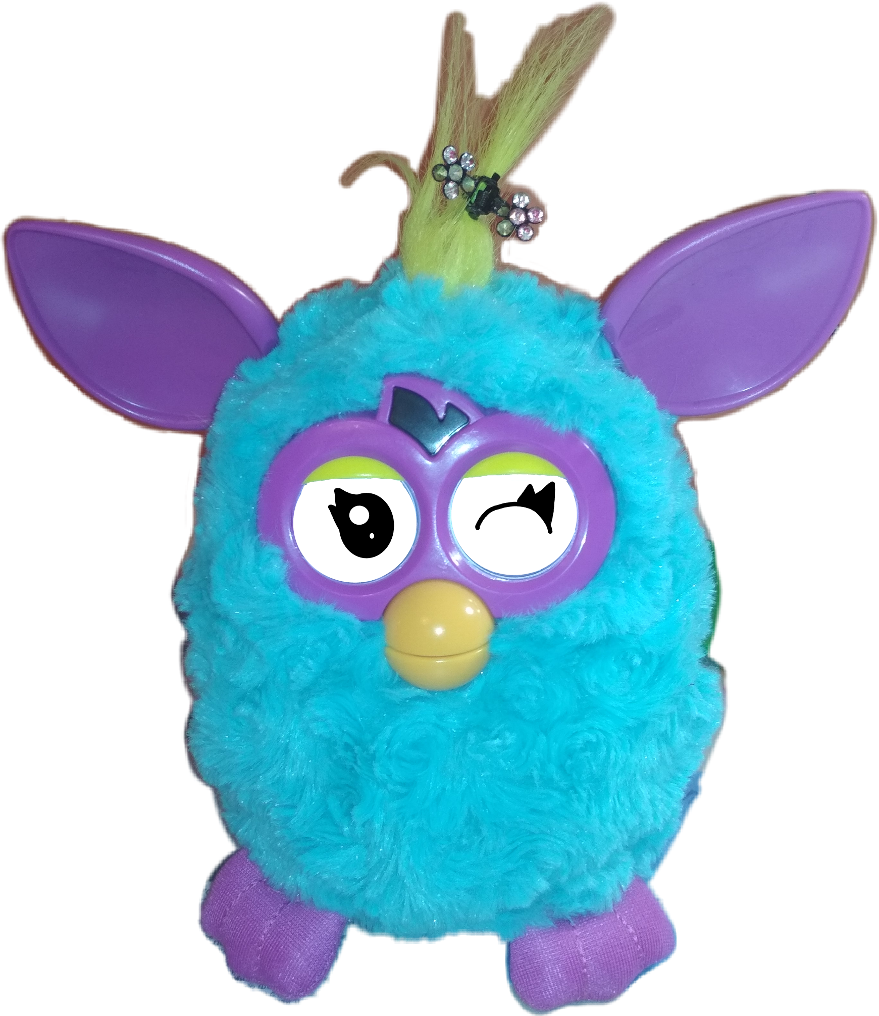 The Newest Furby Stickers On Picsart Png Newest Furby - Stuffed Toy (1741x2012), Png Download