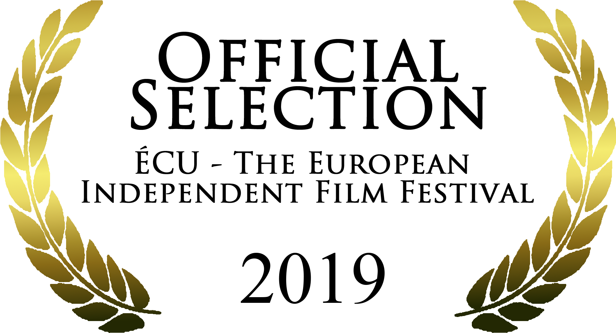 Écu 2019 Official Selection - Film Festival (2000x1107), Png Download